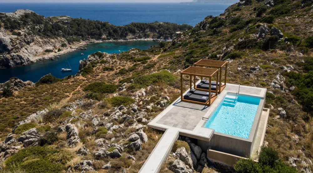 Villa Noura with Private Pool & Sea View 670m² at Kouros Exclusive Hotel & Suites