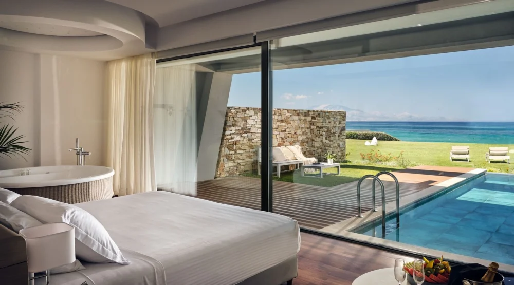 Deluxe Suite Sea View with Private Pool at Lesante Blu Exclusive Beach Resort