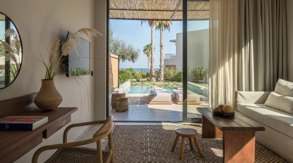 Zen Suite with Private Pool at Lindos Aqua Terra