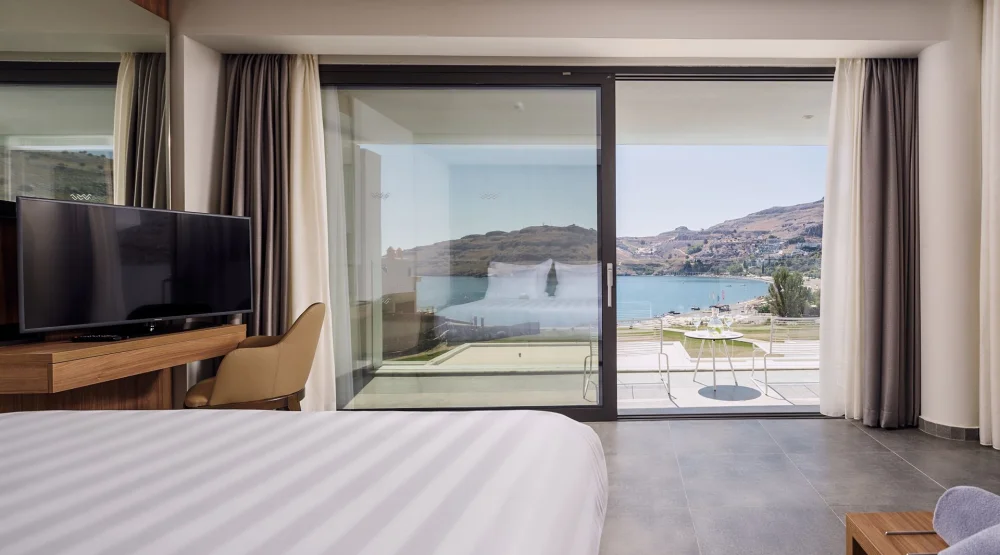 Deluxe Junior Suite Sea View at Lindos Grand Resort & Spa
