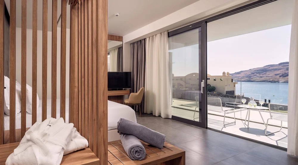 Deluxe Junior Suite Eagle’s Eye Sea View at Lindos Grand Resort & Spa
