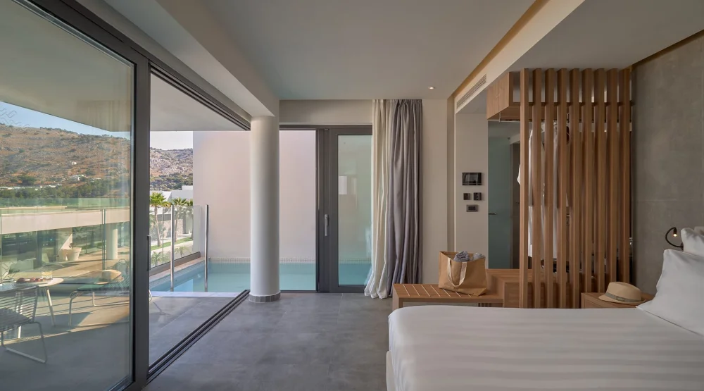 Promo Junior Suite with Private Pool & Inland View at Lindos Grand Resort & Spa