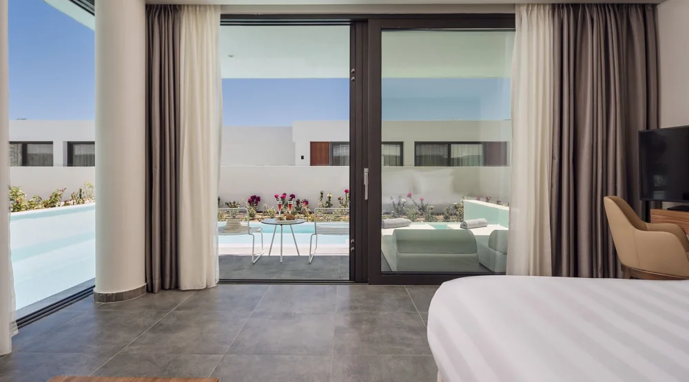 Deluxe Junior Suite with Private Pool & Garden View at Lindos Grand Resort & Spa