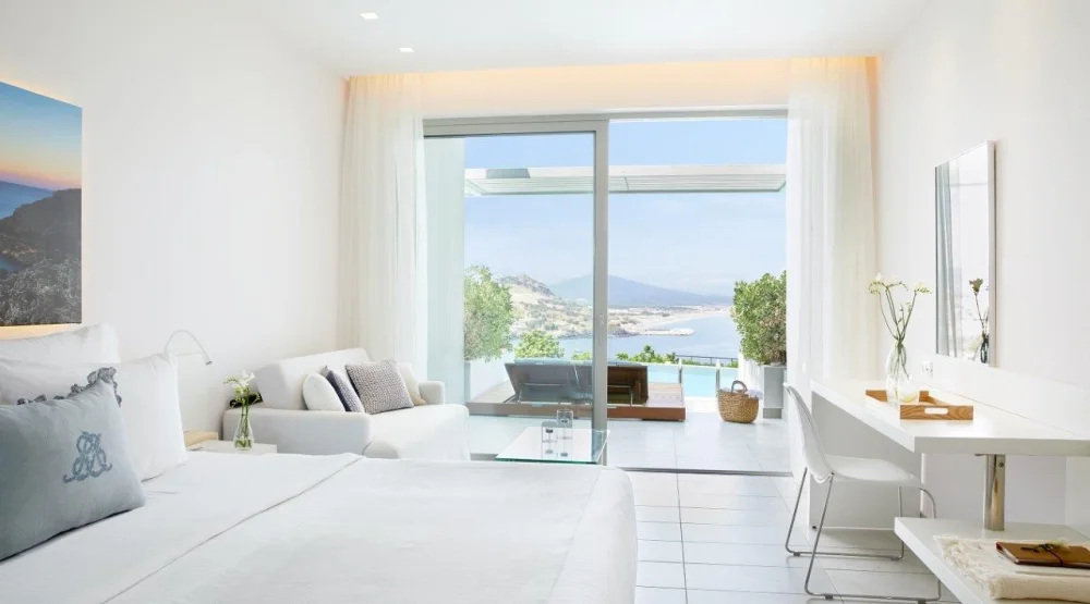 Deluxe Pool Front Sea View at Lindos Mare Hotel