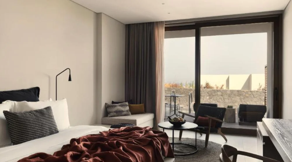 One King Bed with Private Pool at Magma Resort Santorini