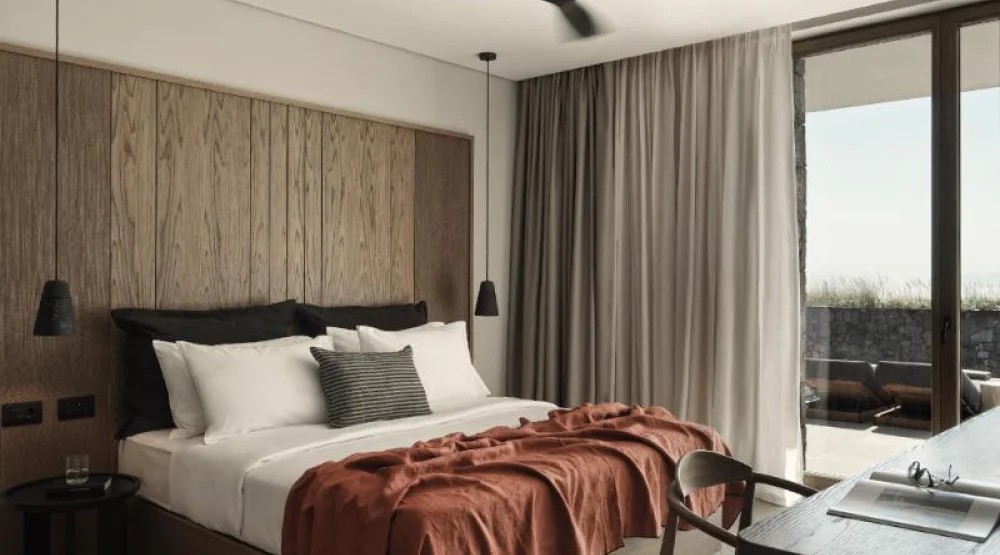 Lava Suite Sea View with Private Pool at Magma Resort Santorini