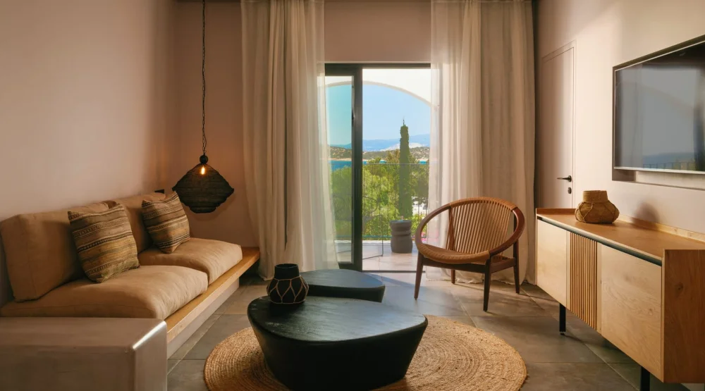 Seaview Suite - Main Building at Minos Beach Art Hotel