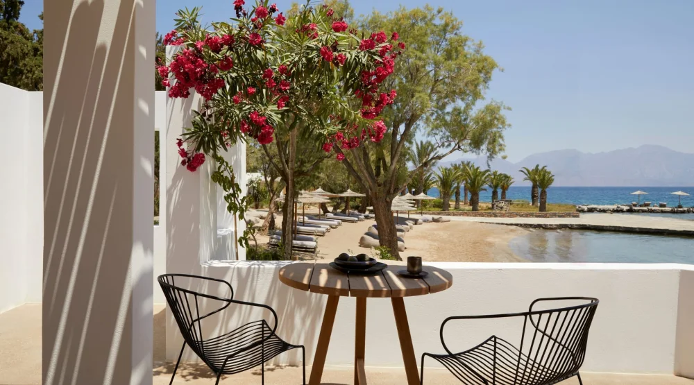 Superior Beachfront Bungalow at Minos Beach Art Hotel