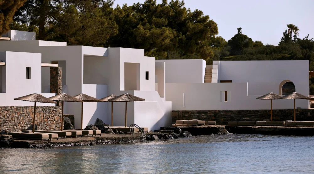 Superior Waterfront Bungalow at Minos Beach Art Hotel