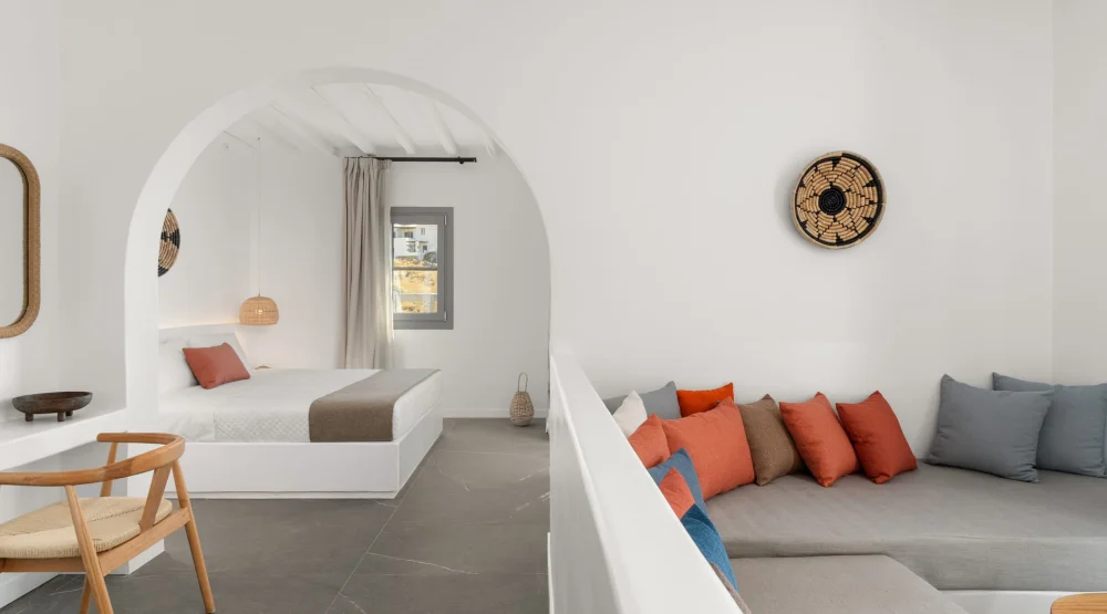 Unique Suite with Outdoor Jet Tub & Sea View at Mr & Mrs White Tinos