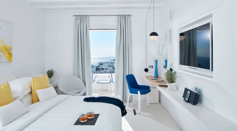 Sea Breeze with Side Sea View at Myconian Ambassador Relais & Chateaux Hotel