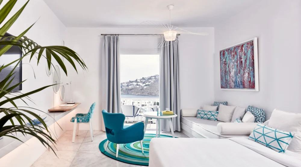 Thalassa Suite with Sea View at Myconian Ambassador Relais & Chateaux Hotel