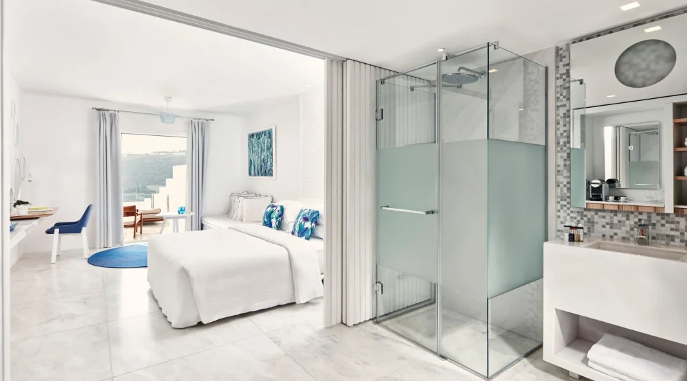 Grand Blue with Private Pool & Sea View at Myconian Ambassador Relais & Chateaux Hotel