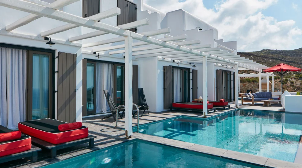Mystique Two Bedroom In-house Villa with Private Pool at Myconian Avaton Resort
