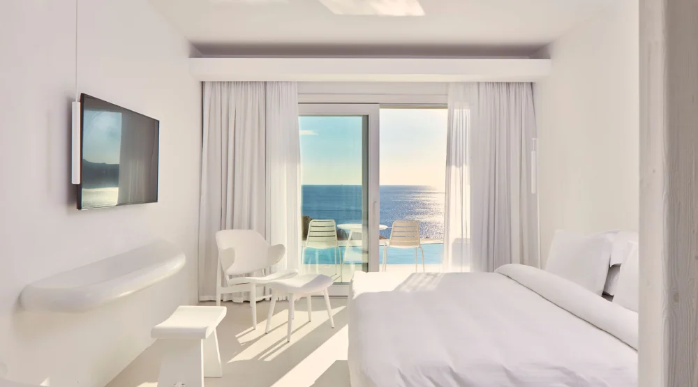 Premium Room Sea View with Private Pool at Myconian Imperial Resort