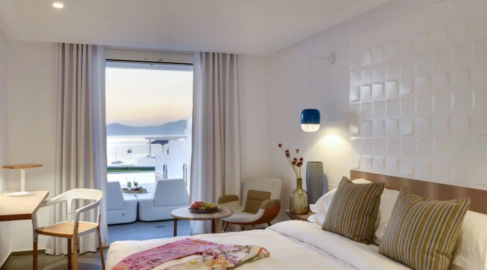 Aeon Superior Room with Full Sea View & Private Pool at Myconian Korali Relais & Chateaux Hotel
