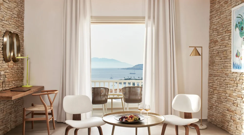 Naia Suite with Direct Sea View at Myconian Naia Preferred Hotels & Resorts