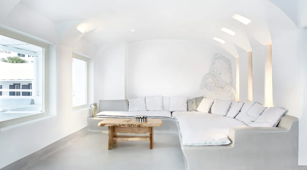 Exclusive Bungalow Suite with Outdoor Hydro-massage Bathtub at Mykonos Blu A Grecotel Resort To Live