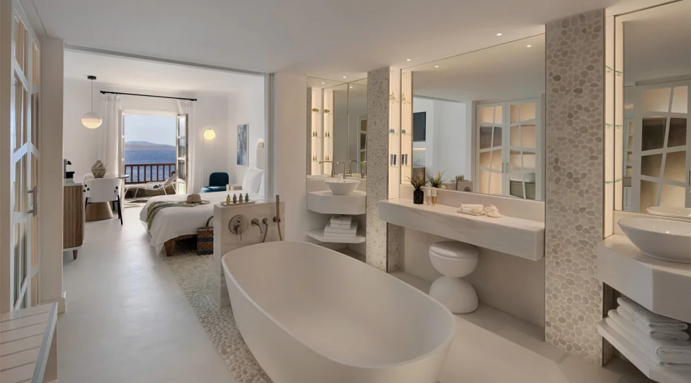 Superior Sea View Room at Mykonos Grand Hotel & Resort