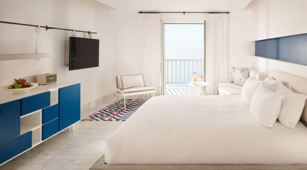 Panoramic Retreat Room at Mykonos Riviera Hotel & Spa