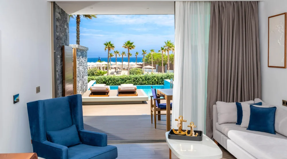 Deluxe Junior Suite Poolfront with Sea View and Private Pool at Nana Princess Suites & Villas