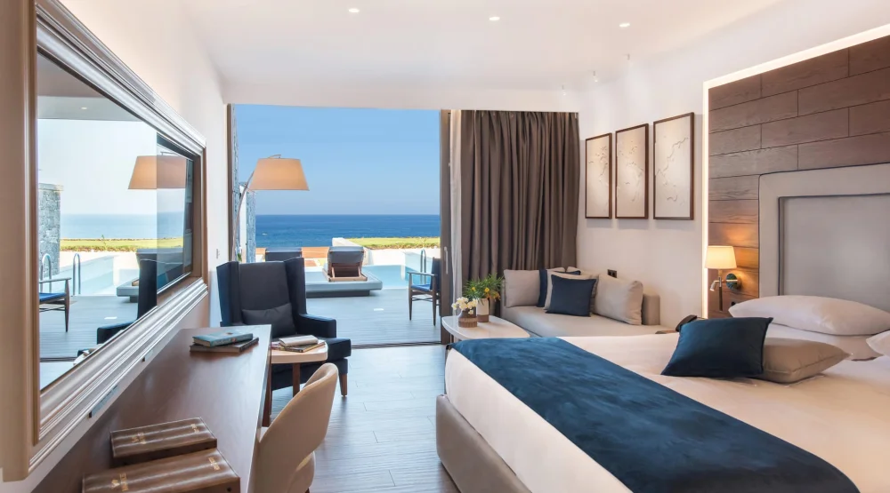 Deluxe Junior Suite Sea View with Private Pool at Nana Princess Suites & Villas