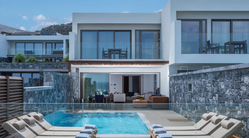 Presidential Villa Three Bedrooms On Two Floors Sea View with Private Pool Sweetsauna and Gym at Nana Princess Suites & Villas