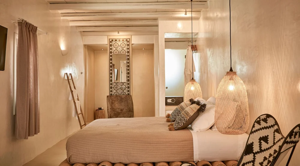 Premium Lower Floor Sea View Suite with Jet Tub at Naxian On The Beach Luxury Boutique Suites