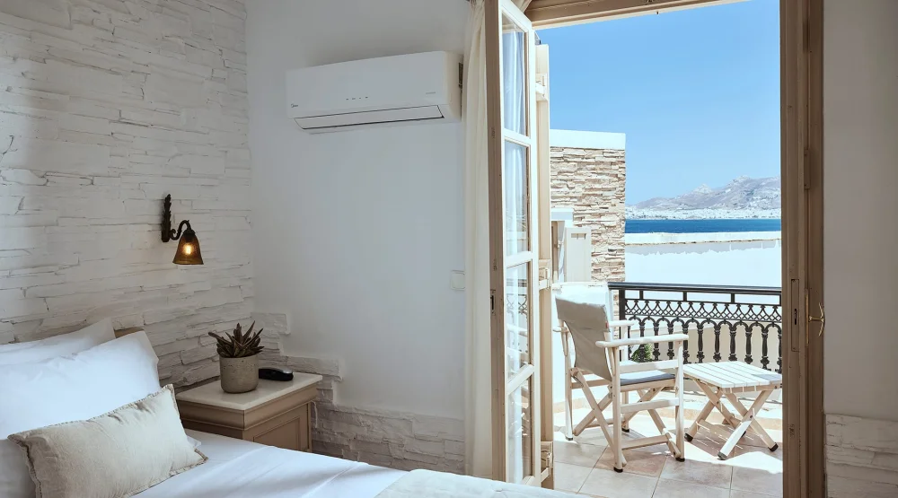 Standard Triple Room with Sea View at Naxos Magic Village