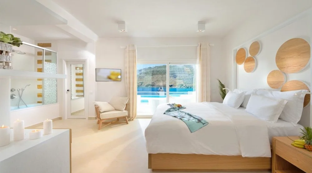 Sunshine Junior Suite Sea View at Nissaki Boutique Hotel