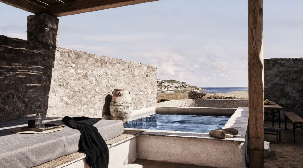 Nomad Two Bedrooms Suite Sea View with Private Pool at Nomad Mykonos