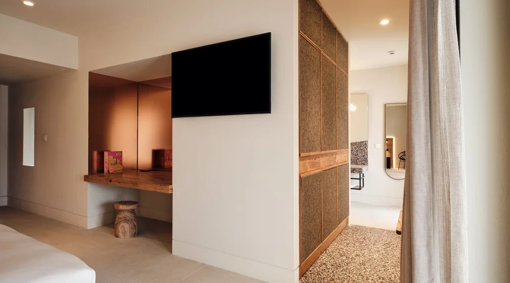 Nous Prime Balcony Room at Nous Santorini