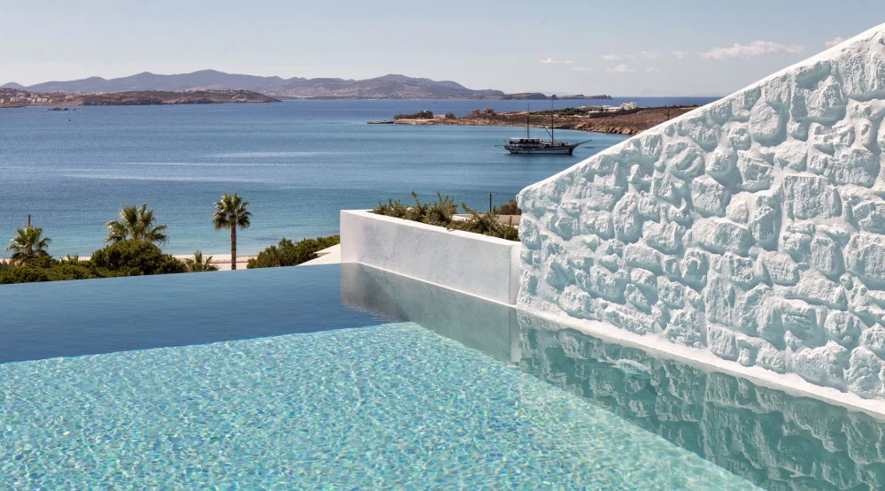 Superior Suite Private Pool Sea View at Paros Agnanti Hotel