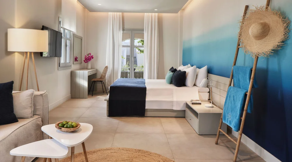 Double Garden/side Sea View at Poseidon of Paros Hotel & Spa