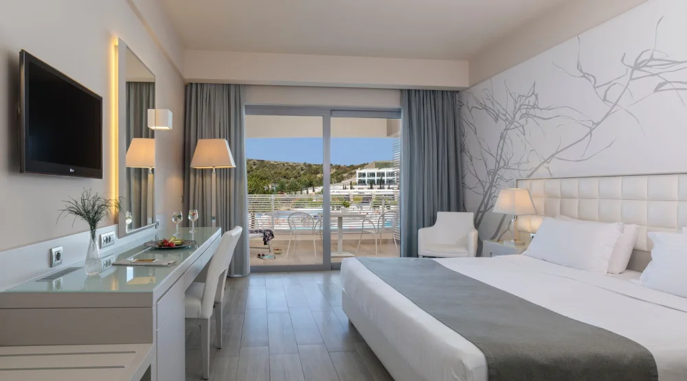 Deluxe Room Pool View at Princess Andriana Resort & Spa