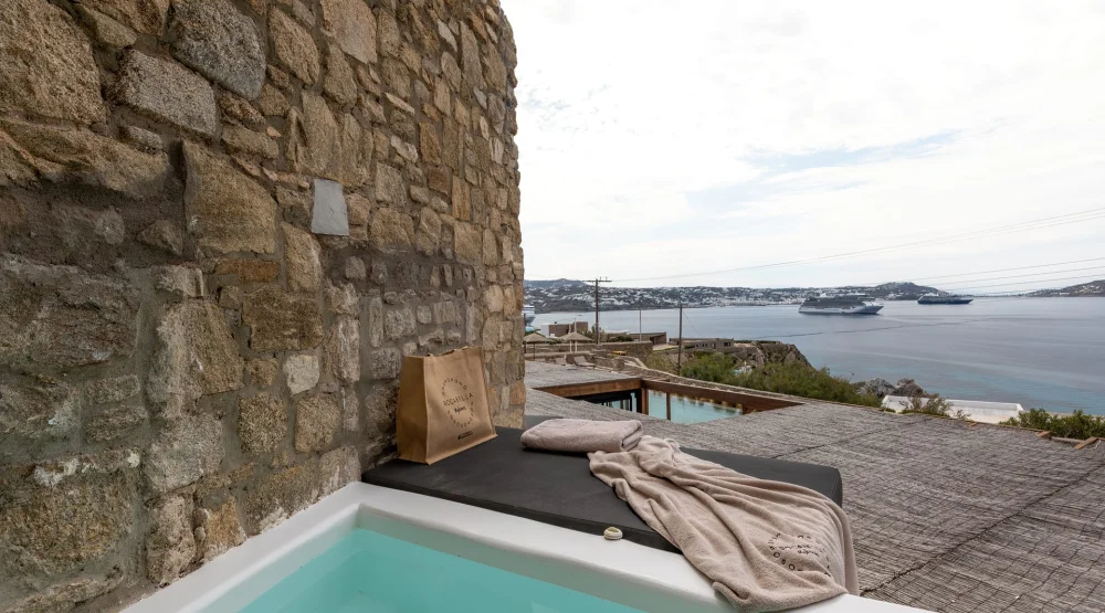 2bedroom Suite with Outdoor Mini Plunge Pool at Rocabella Mykonos