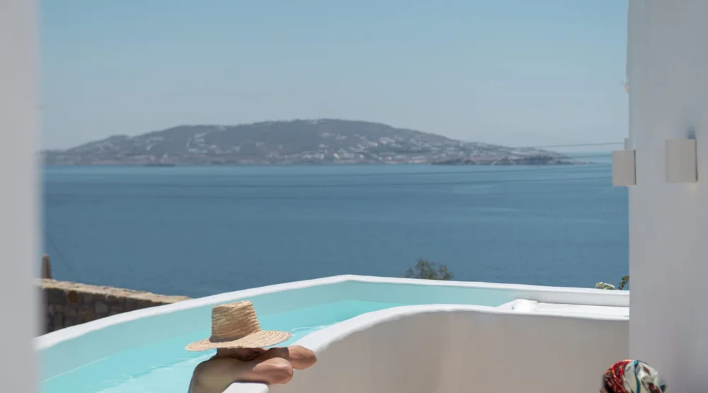 The Rocabella Suite with Sea View and Outdoor Plunge Pool at Rocabella Mykonos