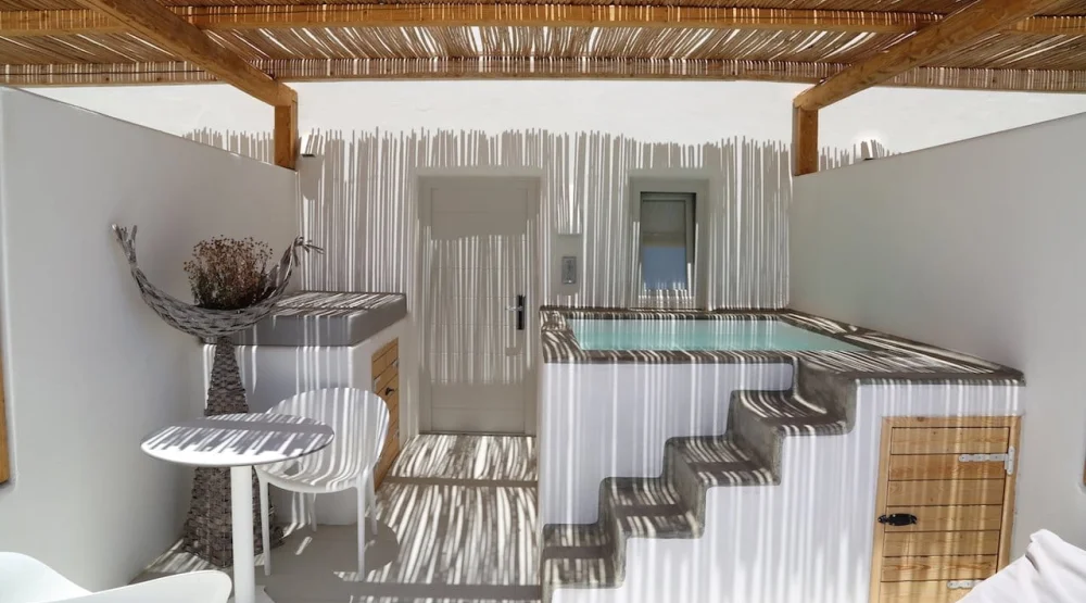 Deluxe Room with Outdoor Mini Plunge Pool at Rocabella Santorini Hotel & Spa