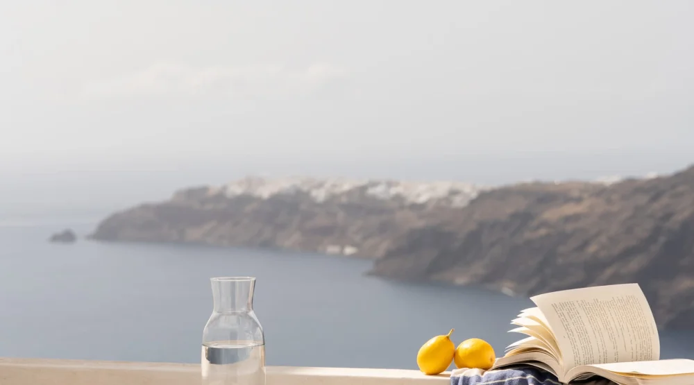 Premium Room Caldera View with Outdoor Mini Plunge Pool Quadruple at Rocabella Santorini Hotel & Spa