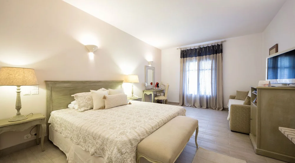 Junior Suite | Partial Sea View Ground Floor at Saint Andrea Paros Seaside Resort