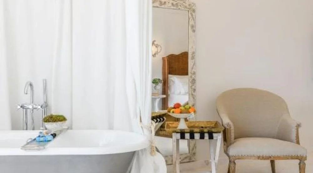 Premium Aegean Room with Partial Sea View at Saint John Hotel Villas & Spa