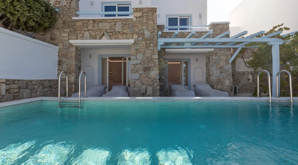 Signature Two Bedroom Suite with Private Pool & Sea View at Saint John Hotel Villas & Spa