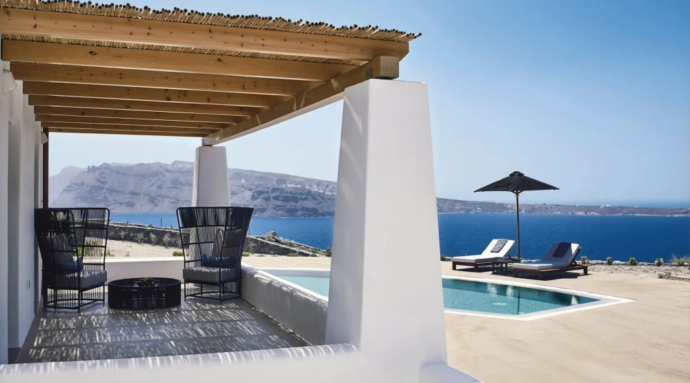 Ilios Pool Villa with Sunset & Sea View at Santo Pure Oia Suite & Villas