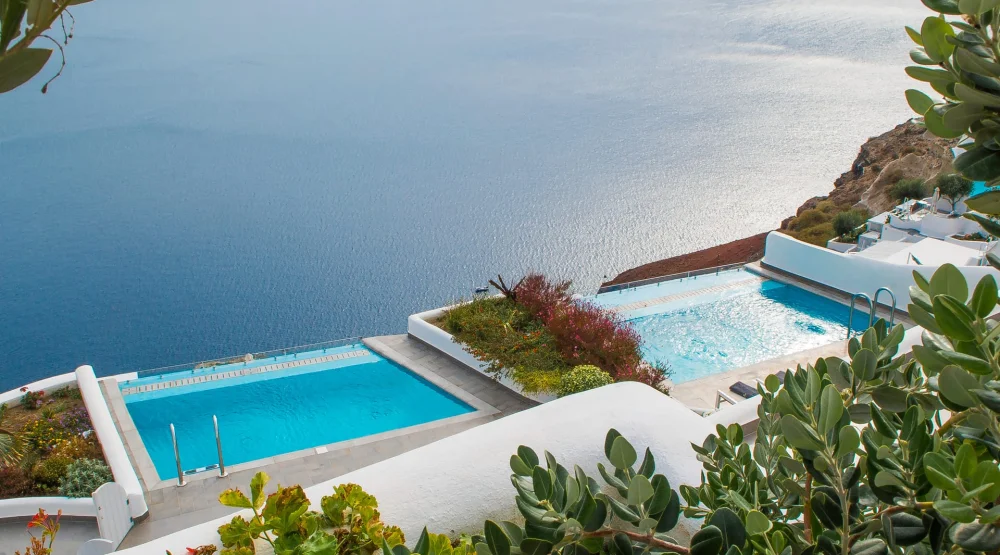 Honeymoon Suite with Private Pool & Caldera View at Santorini Secret Suites & Spa