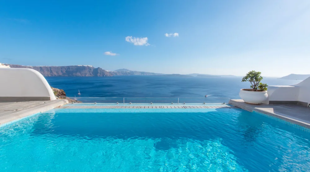 Grand Suite with Private Pool & Caldera View at Santorini Secret Suites & Spa