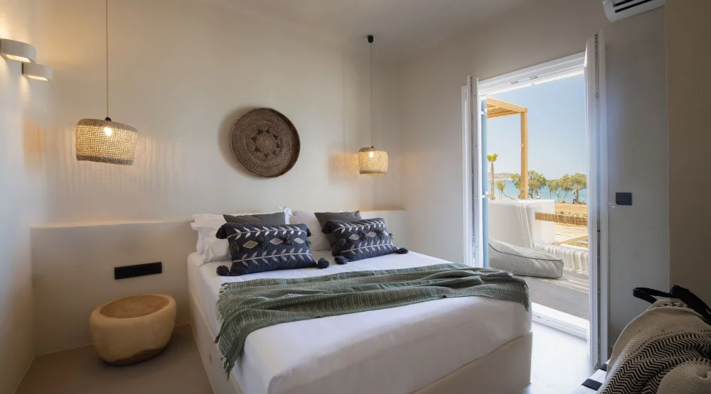 Double Room Sea View On The 1st Floor N°9 at Seesoo Paros Beachfront Resort