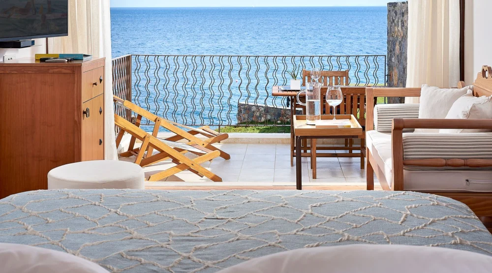 Club Double Room Seafront View at St Nicolas Bay Resort Hotel & Villas