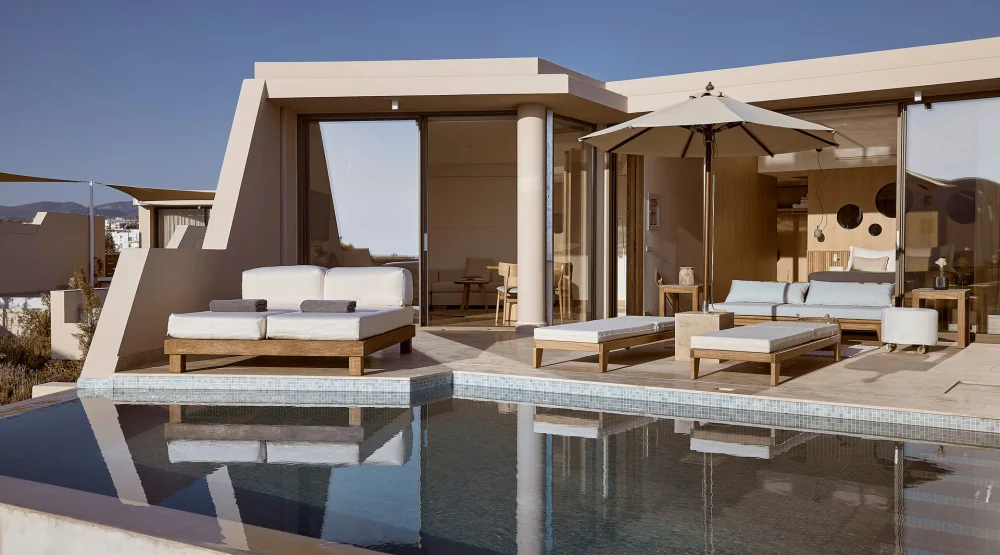 Olives & Sea 3bedroom Villa Private Pool Harbor View/sea View at St Nicolas Bay Resort Hotel & Villas