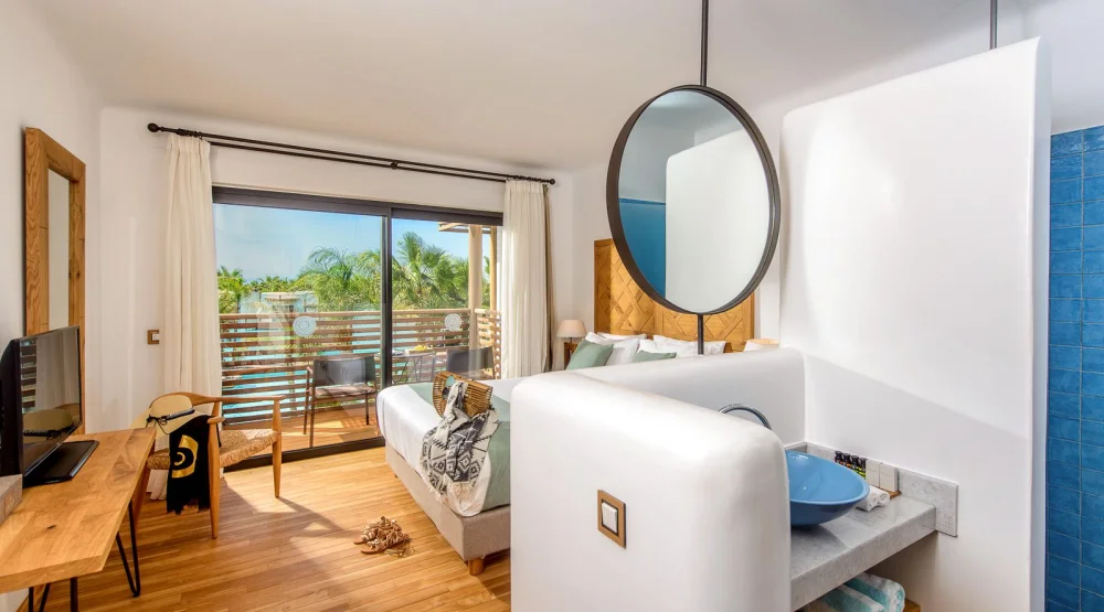 Luxury Room with Pool View at Stella Island Luxury Resort & Spa