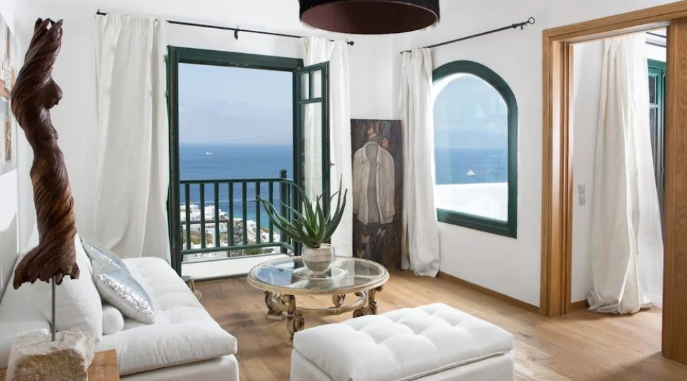 Panorama Two Bedrooms Suite Sea View at Tharroe of Mykonos Hotel